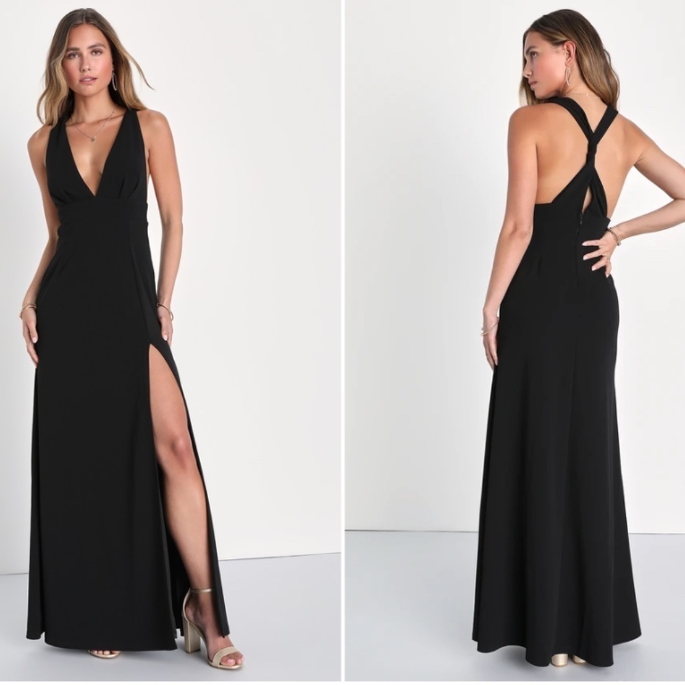 LULU's Prom Wedding Special Event Modern Chic Sexy Mermaid Maxi Dress
